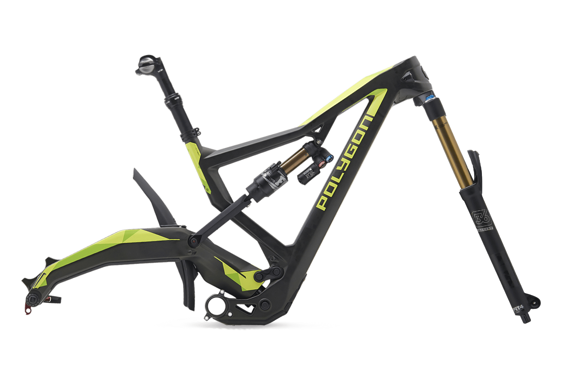 FRAME XQUARONE EX9 With Fork - Polygon 