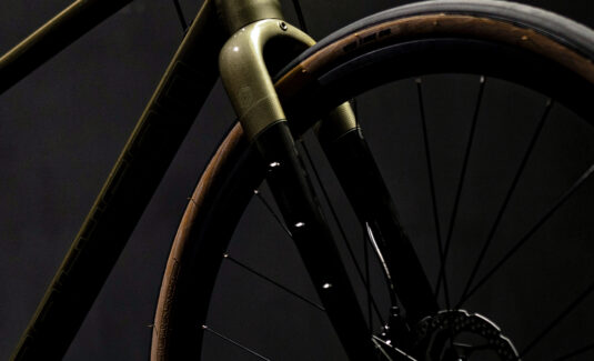 Comfortable ride with vibration-damping carbon fork